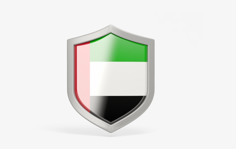 Illustration Of Flag Of United Arab Emirates - Escudo Egito, transparent png #4566430