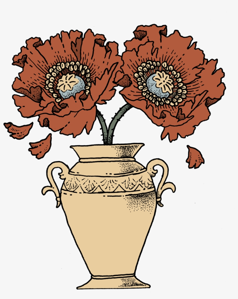 Burial Poppies Death Urn - Burial, transparent png #4566572