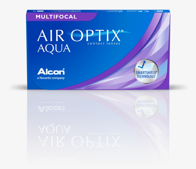 Air Optix Aqua Multifocal 6 Pack - Air Optix Plus Hydraglyde Multifocal, transparent png #4567590
