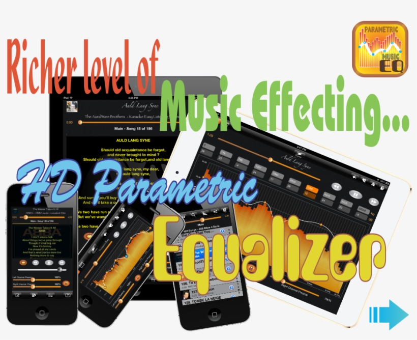 Equalizer Music App - Smartphone, transparent png #4567695
