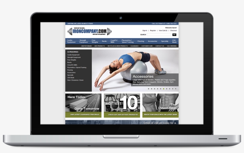 Ironcompany Shopping Cart Site Refresh - Project, transparent png #4568051