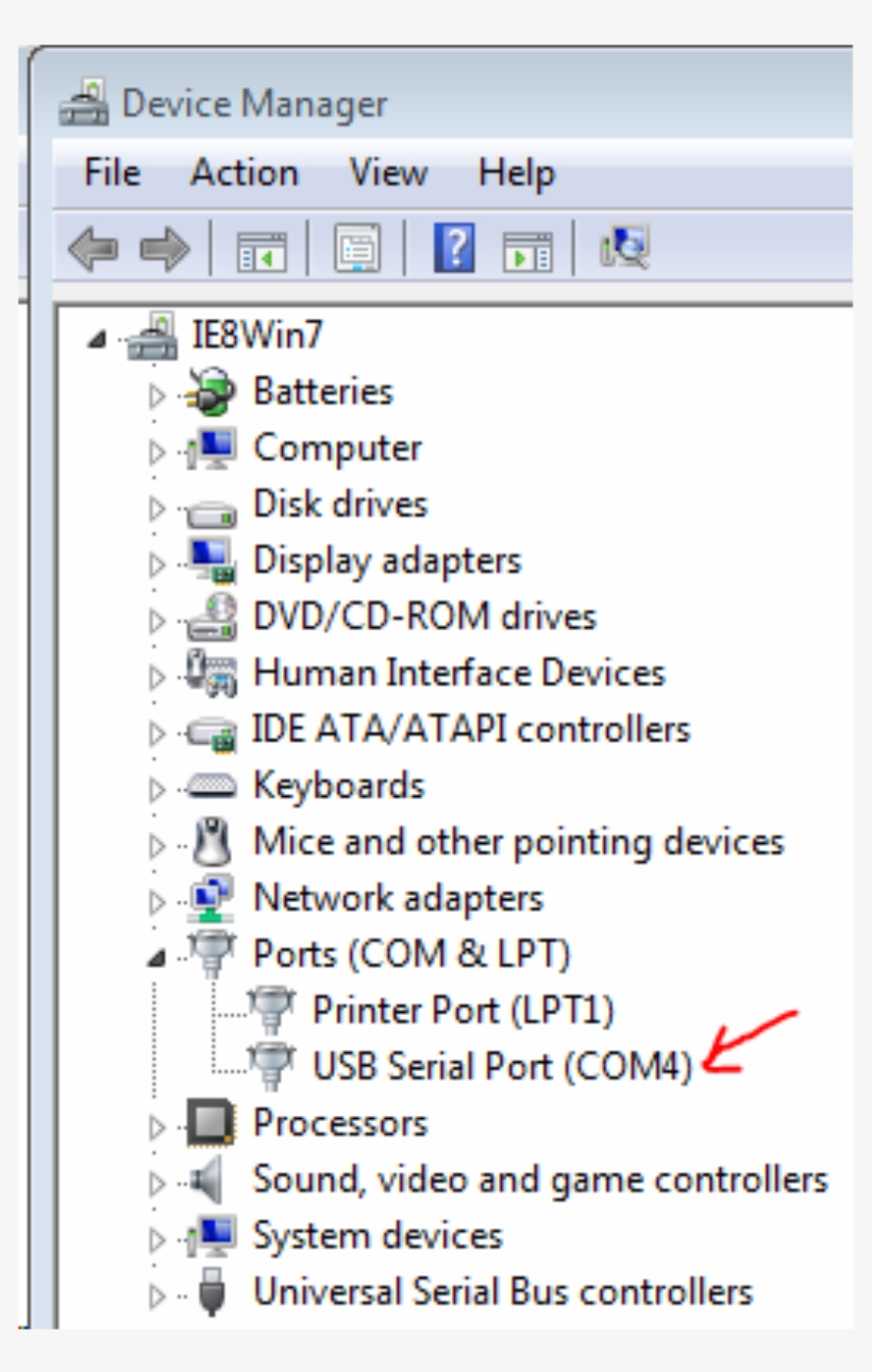 Openbci On Documentation Device - Port Com & Lpt, transparent png #4568242