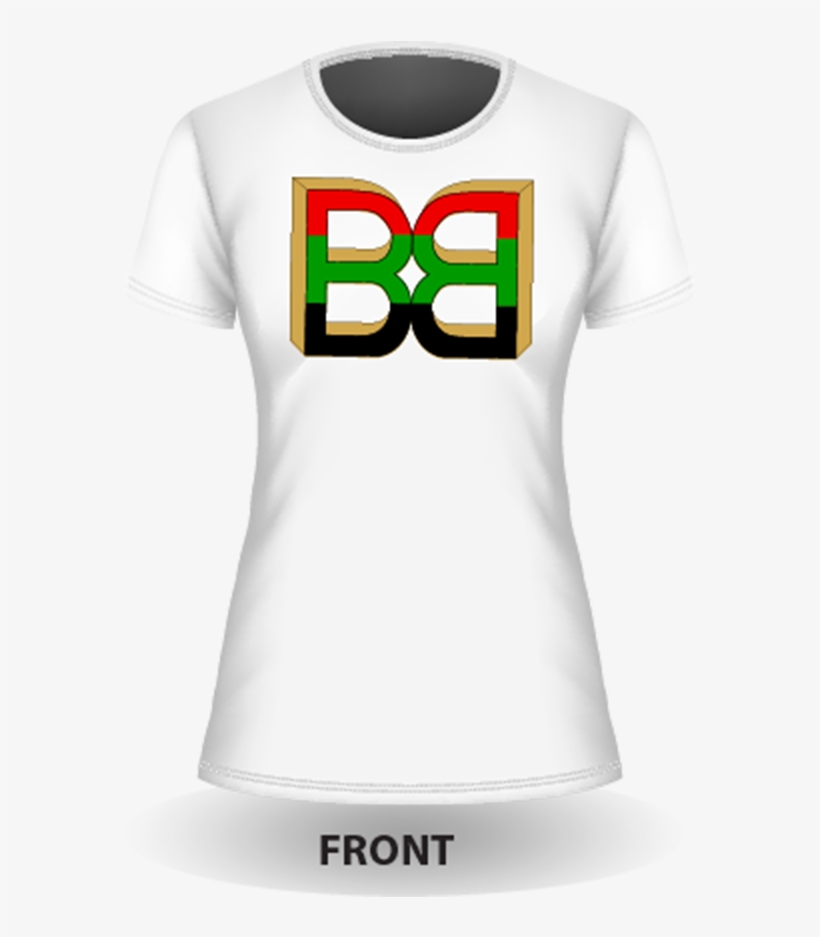 Ladies White Tee Front - Active Shirt, transparent png #4569137