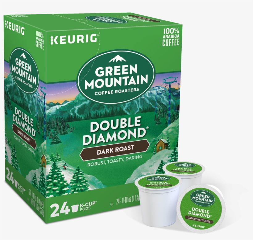 Green Mountain Extra Bold Double Black Diamond Keurig - Keurig K-cup Pack 18-count Green Mountain Coffee Roasters, transparent png #4569661