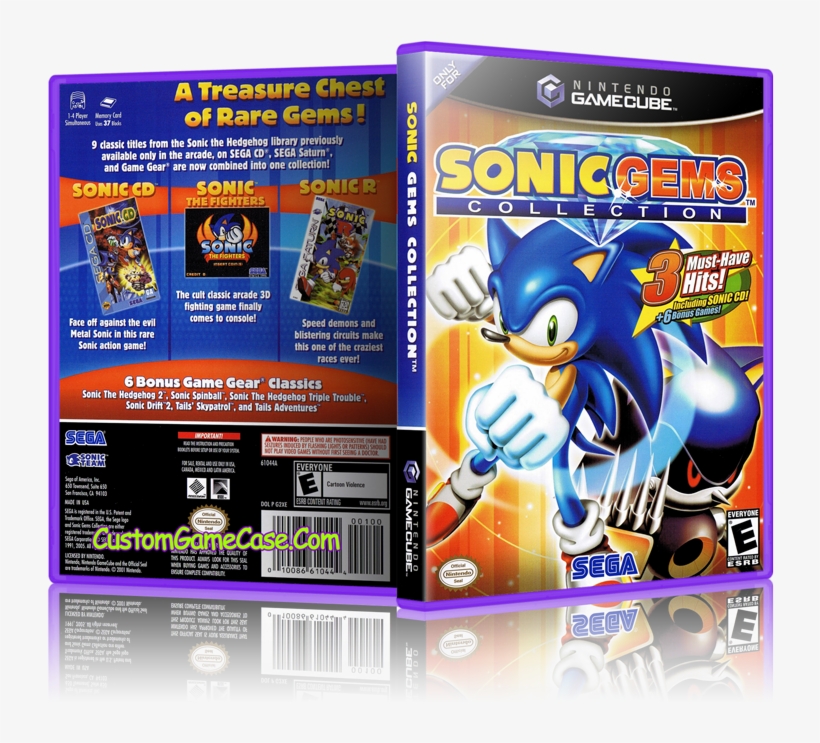 Sonic Gems Collection - Sonic Gems Collection Gamecube Gc, transparent png #4569983