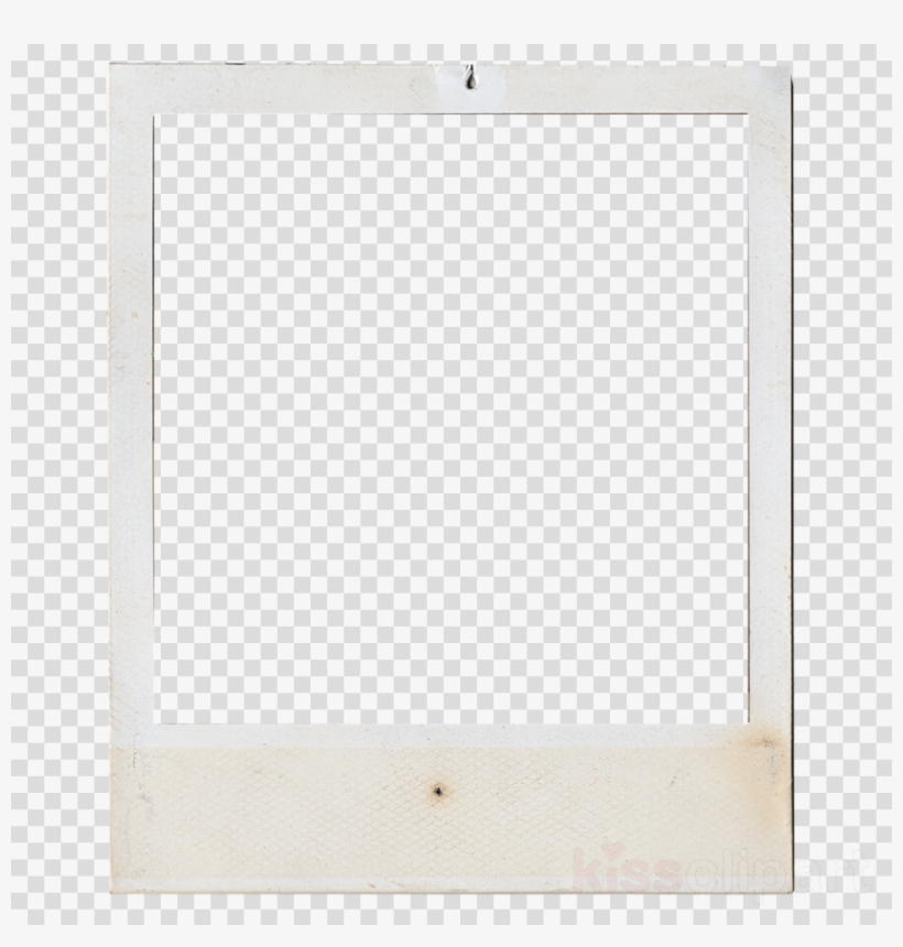 Polaroid Frame Clipart Instant Camera Picture Frames - Floral Frame Png Hd Black And White, transparent png #4569984