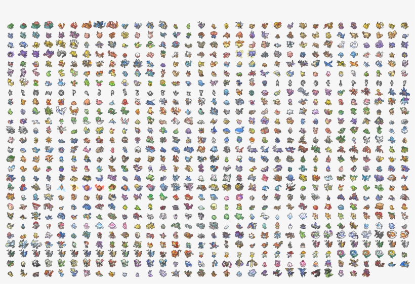 Watch Da Birdie - All Pokemon Box Sprites, transparent png #4570038