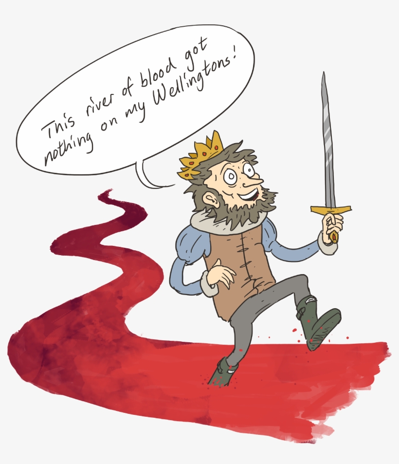 Bbc Bitesize National English Macbeth Themes Revision - Macbeth Bloody Dagger Cartoon, transparent png #4571253