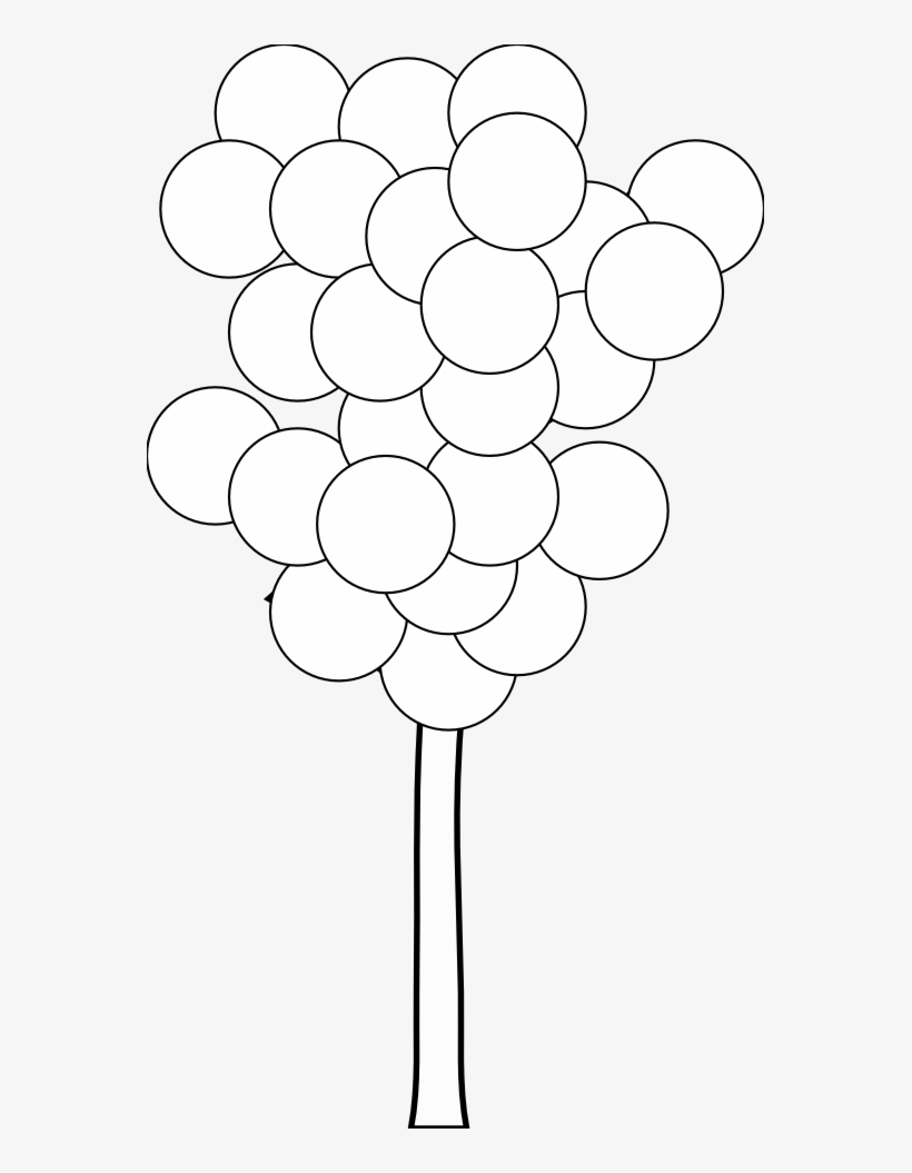 Circle Tree Black White Line Art Coloring Book Colouring - Clip Art, transparent png #4572084