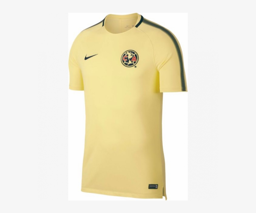 Nike Men's Club America Breathe Squad Training Top - Playera Nike Futbol Dry Squad Club América 17/18, transparent png #4575277