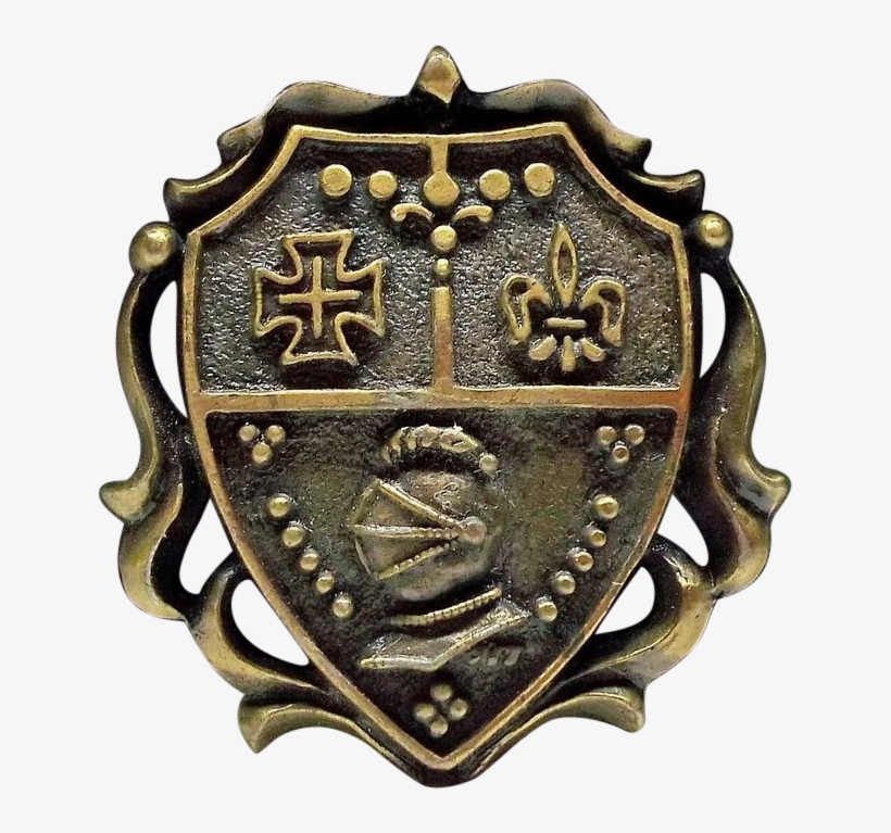 Jj Shield Cross Fleur De Lis Gladiator Helmet Knight - Emblem, transparent png #4575770