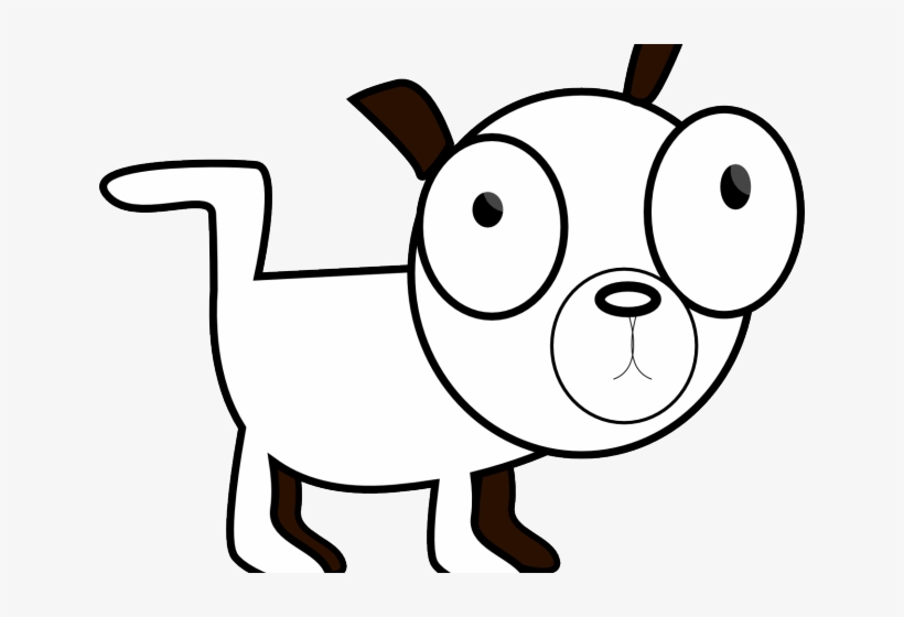 Dogs Vector Black And White - Funny Clipart Black And White, transparent png #4576293