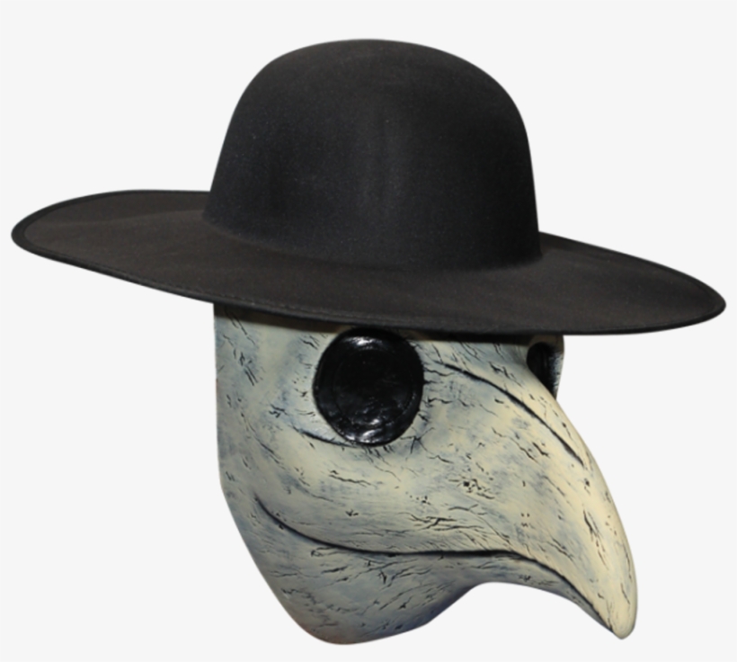 Peste Di Venezia Death Doctor Latex Mask N' Hat Black - Plague Doctor Beaked Mask (hat Not Included), transparent png #4576920