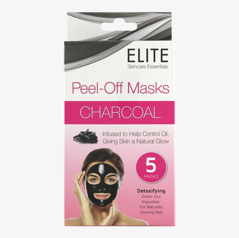 Elite 5 Pack Charcoal Peel Off Mask - Michael Christopher Corp Vegan Charcoal Face Mask -, transparent png #4577378