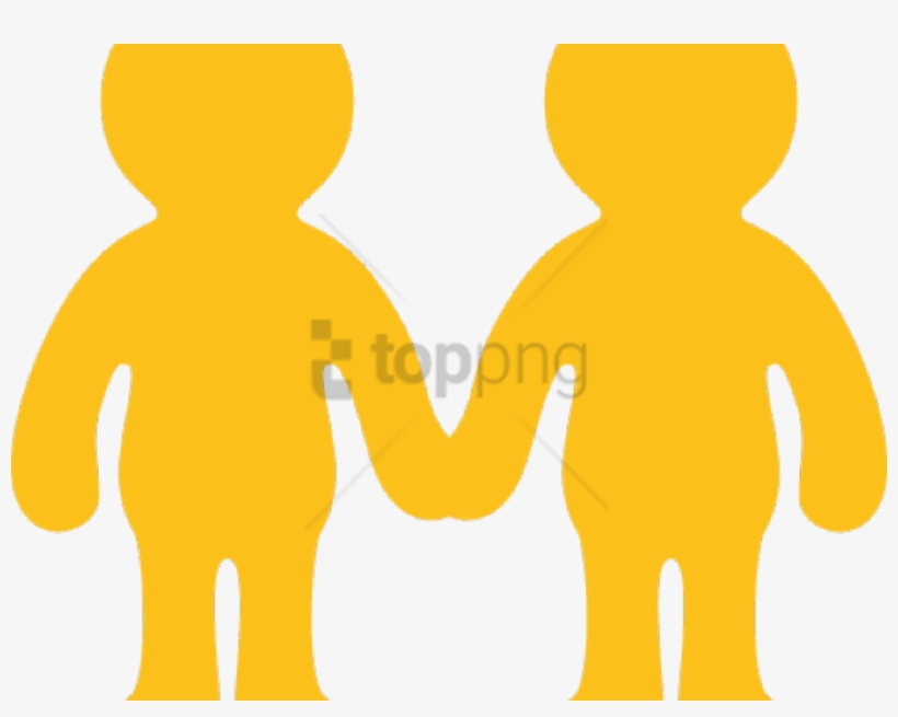 Hand Emoji Clipart Hand Joined - Men And Women Holding Hands, transparent png #4577802