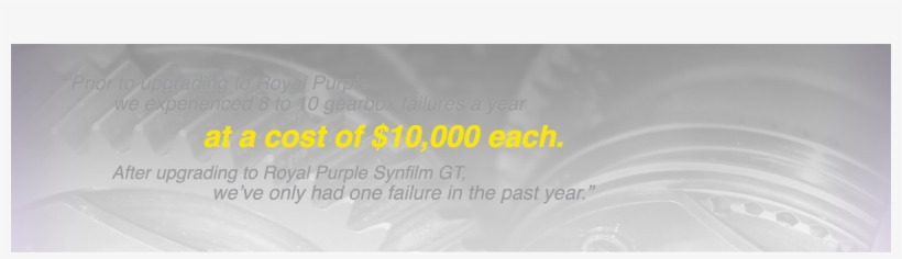 Text Royal Purple Gearbox Testimonial - Parallel, transparent png #4578522