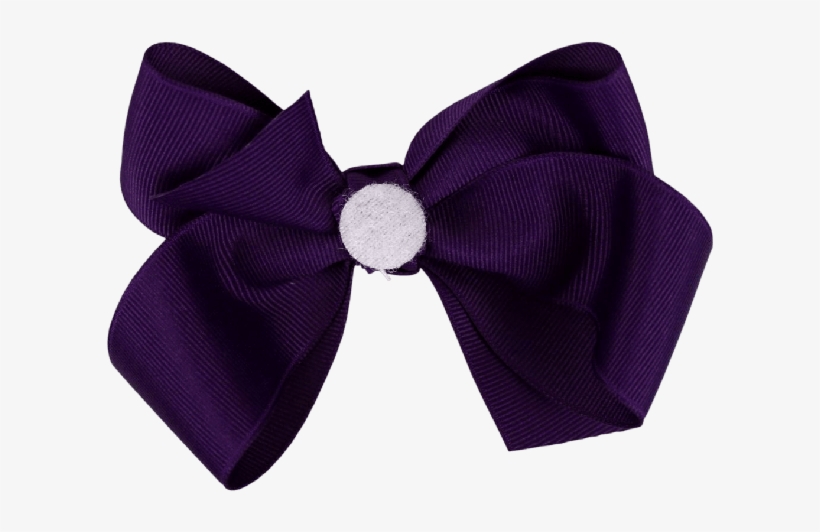 Solid Royal Purple Single Layer Bow - Royal Purple, transparent png #4578645