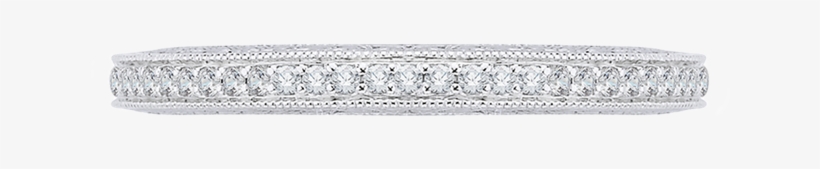 Carizza 18k White Gold Carizza Wedding Band - Bangle, transparent png #4578874