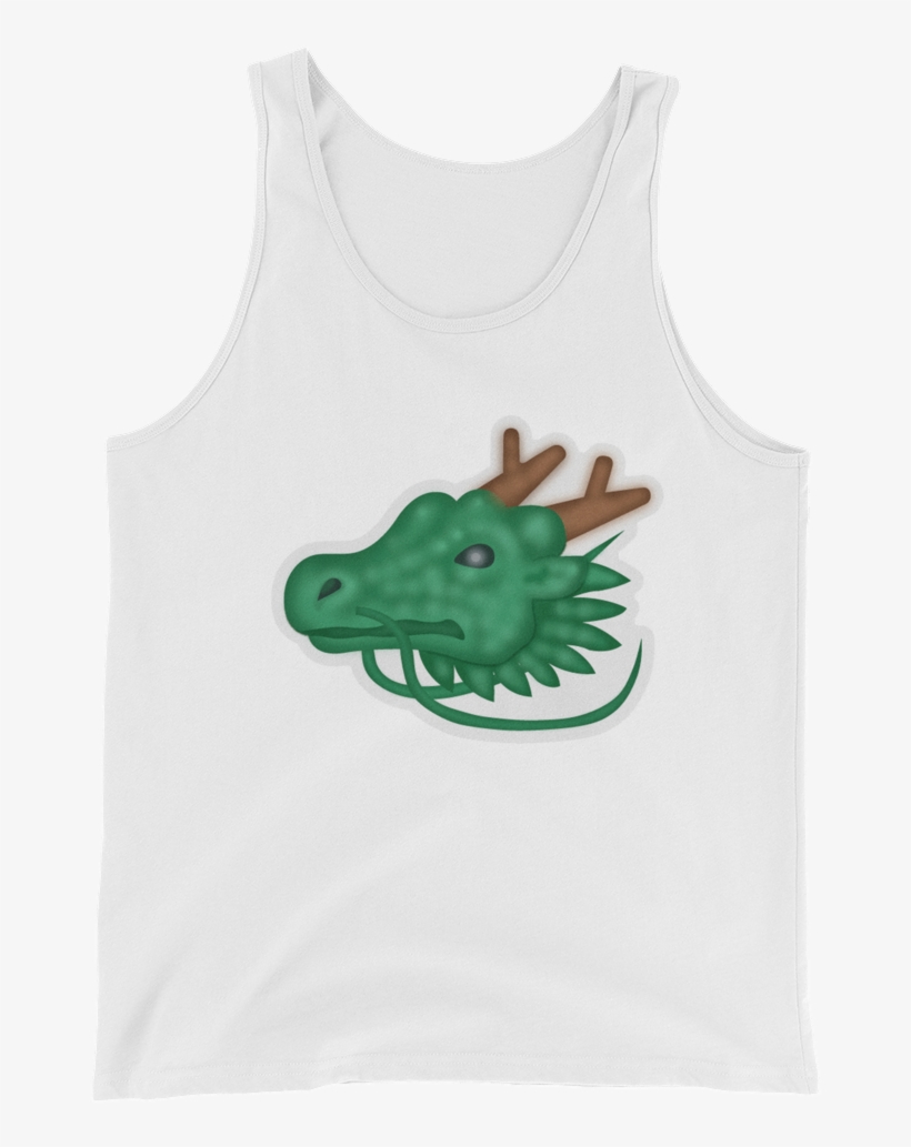 Men's Emoji Tank Top - Dragon Emoji Png, transparent png #4579337