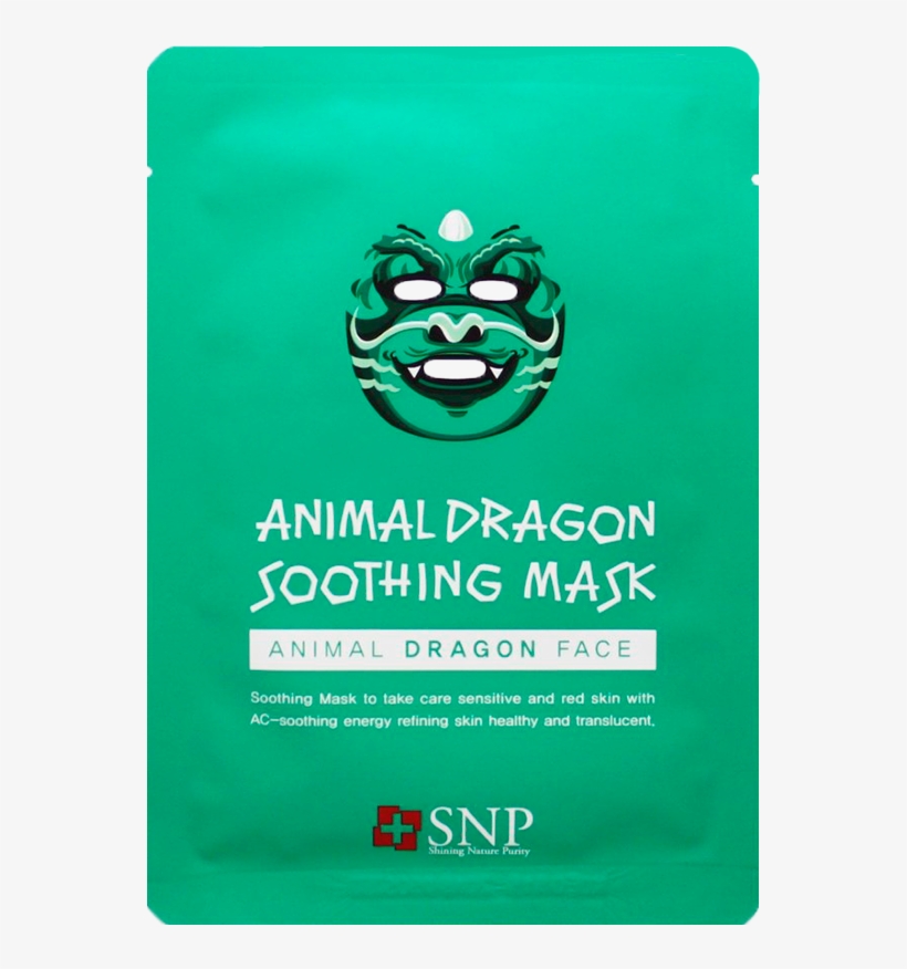 Snp Animal Dragon Mask - Snp Animal Dragon Soothing Mask, transparent png #4579444