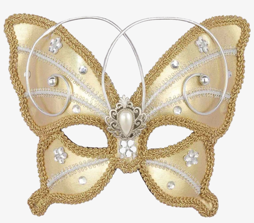Jewelled Butterfly Png - Butterfly Venetian Mask, transparent png #4579615