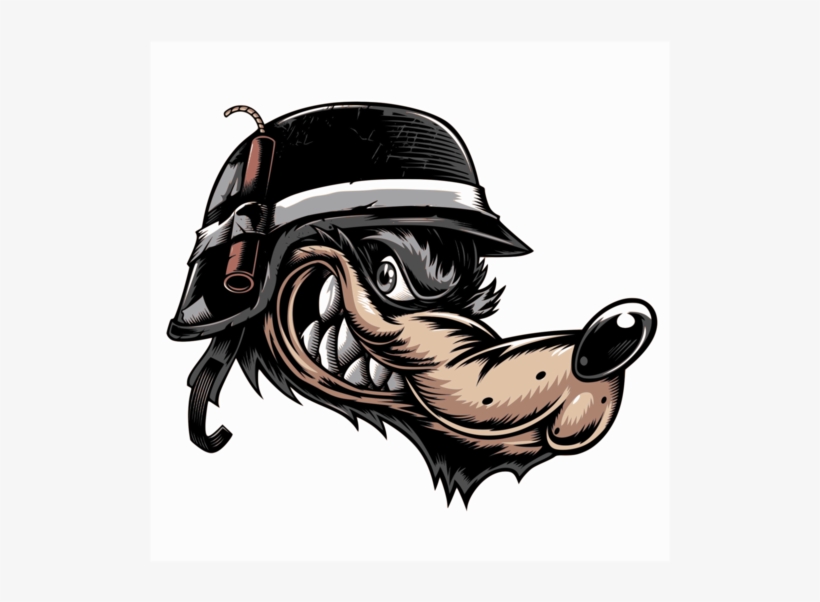 Mahindra Roxor Gray Wolf Side By Side Black Wolf Nc - Wolf Soldier Png, transparent png #4579725