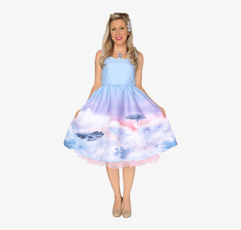 Hun Sw Cloudcitydress Front 01 - Her Universe Cloud City Dress, transparent png #4579770