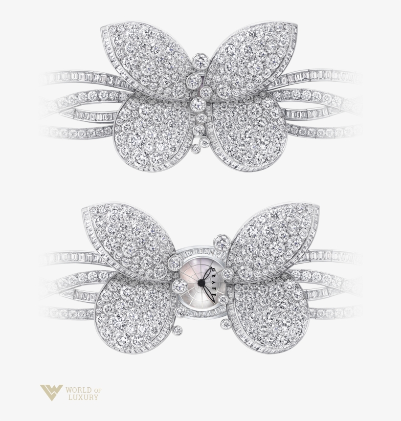 Graff Princess Butterfly White Gold & Diamonds Ladies - Graff, transparent png #4579775