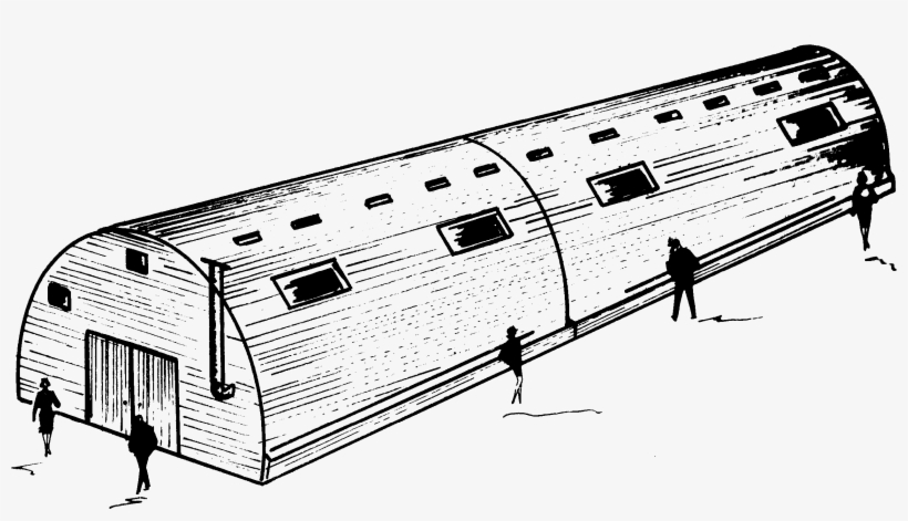 Quonset Hut - Sketch, transparent png #4581031