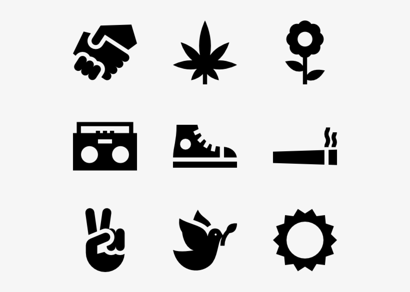 Hippies - Car Dashboard Icons Png, transparent png #4581335