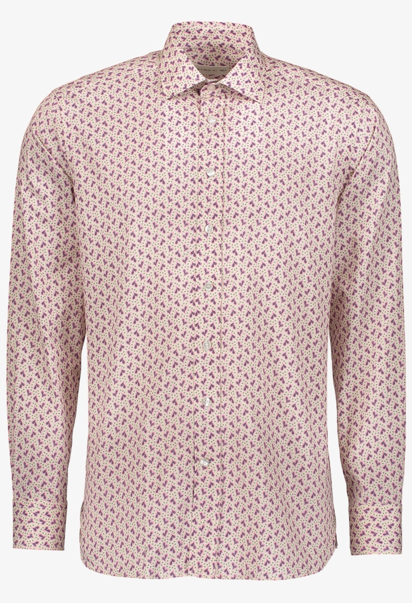 Ls Woven Paisley Pink - Blouse, transparent png #4581571