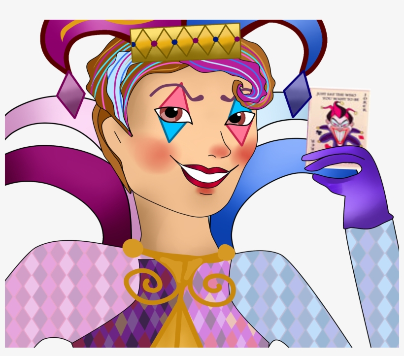 The Court Jester Makeup 2 - Jester, transparent png #4582308