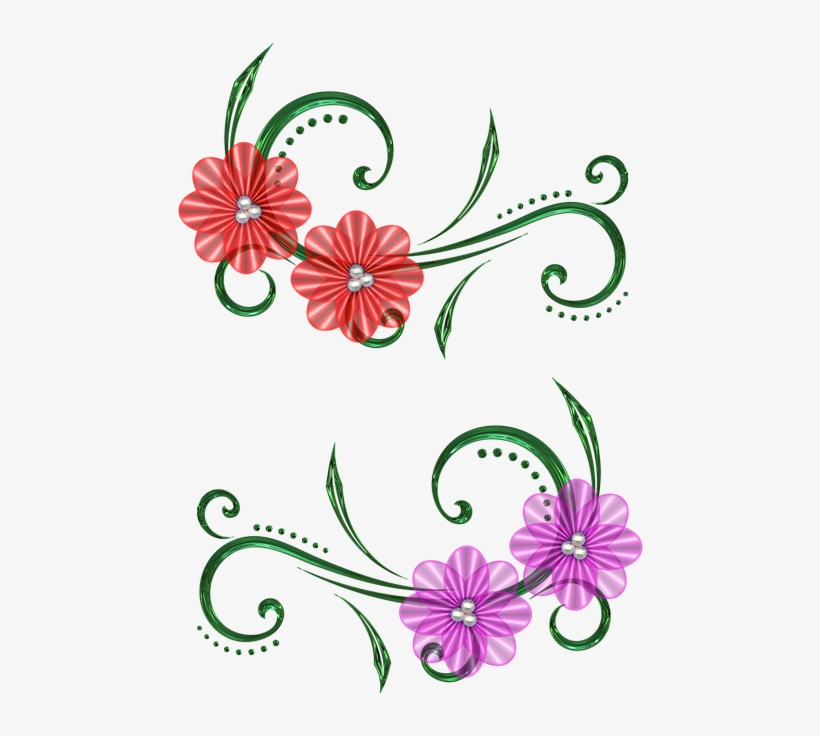 Graphic Design Art Flower Hd 9, Buy Clip Art - Flower Scrapbook Design Drawing, transparent png #4582544