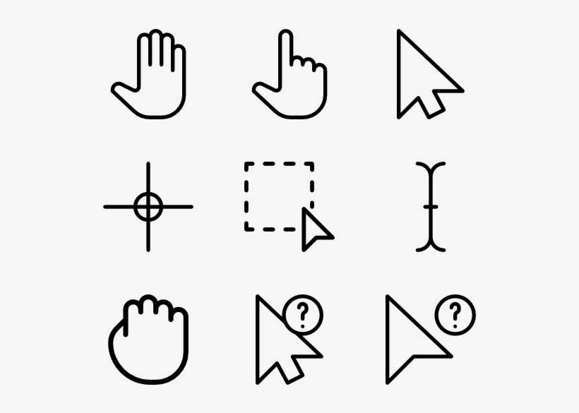 Selection & Cursors - Sail Icons, transparent png #4583929