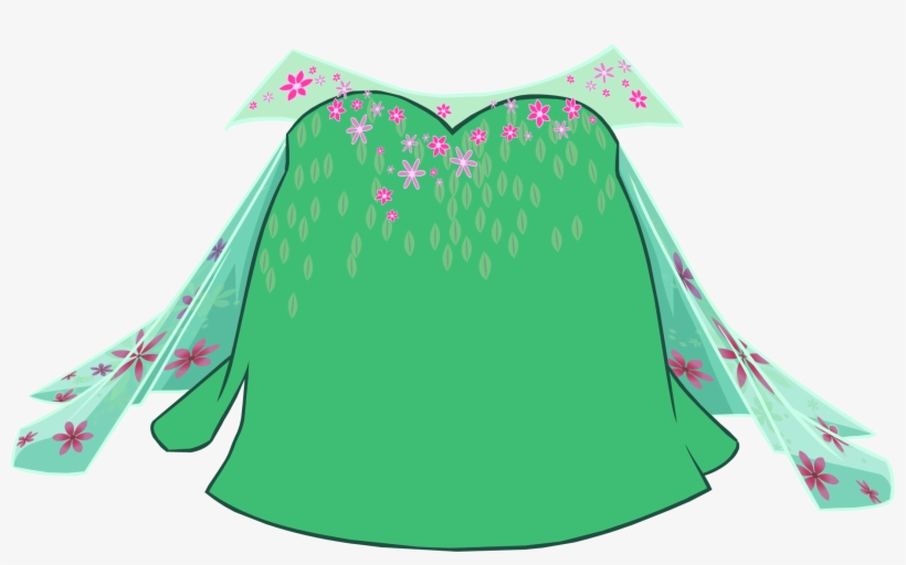 Elsa's Spring Dress Icon - Codigos De Free Penguin Frozen Fever, transparent png #4584061