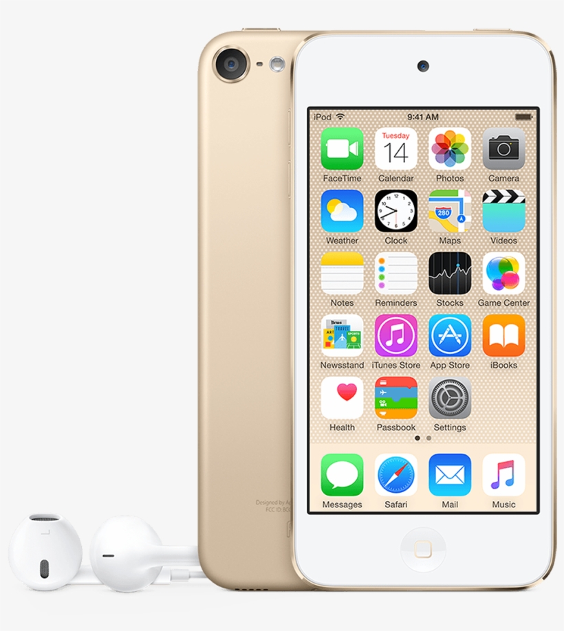 Ipod Touch 32gb Gold - Apple Ipod Touch 6th Generation 16 Gb Gold, transparent png #4584943