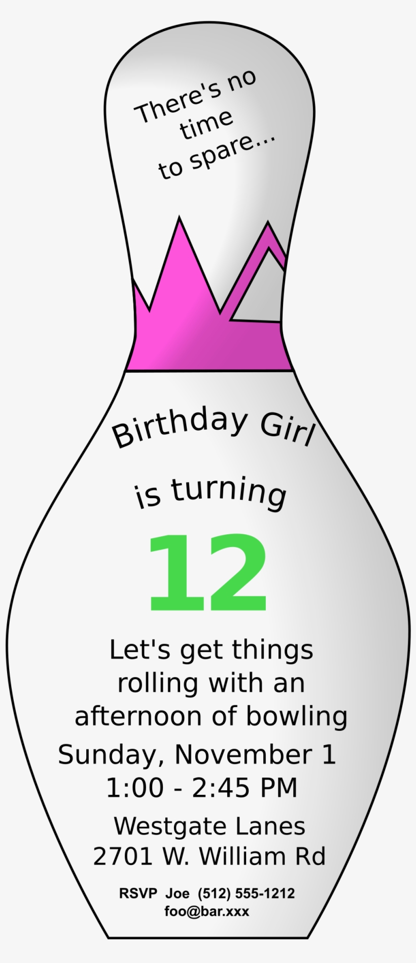 This Free Icons Png Design Of Girls Bowling Party, transparent png #4585246