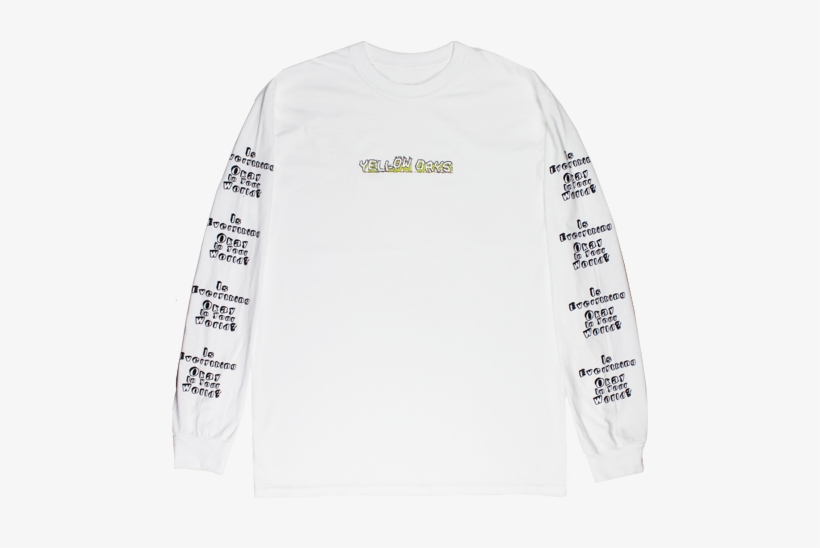 Everything Okay White Longsleeve T-shirt - Yellow Days Merch, transparent png #4585247