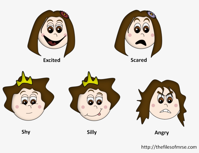 Girls Feeling Cards - Feelings And Emotions Girl, transparent png #4585723