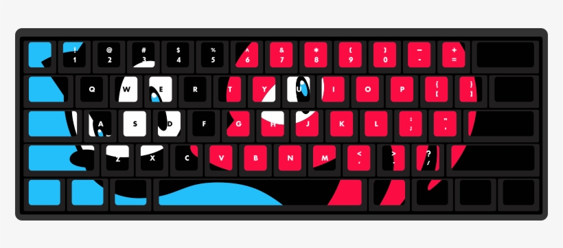 Wasd Keyboards And Knuckles - Computer Keyboard, transparent png #4586631