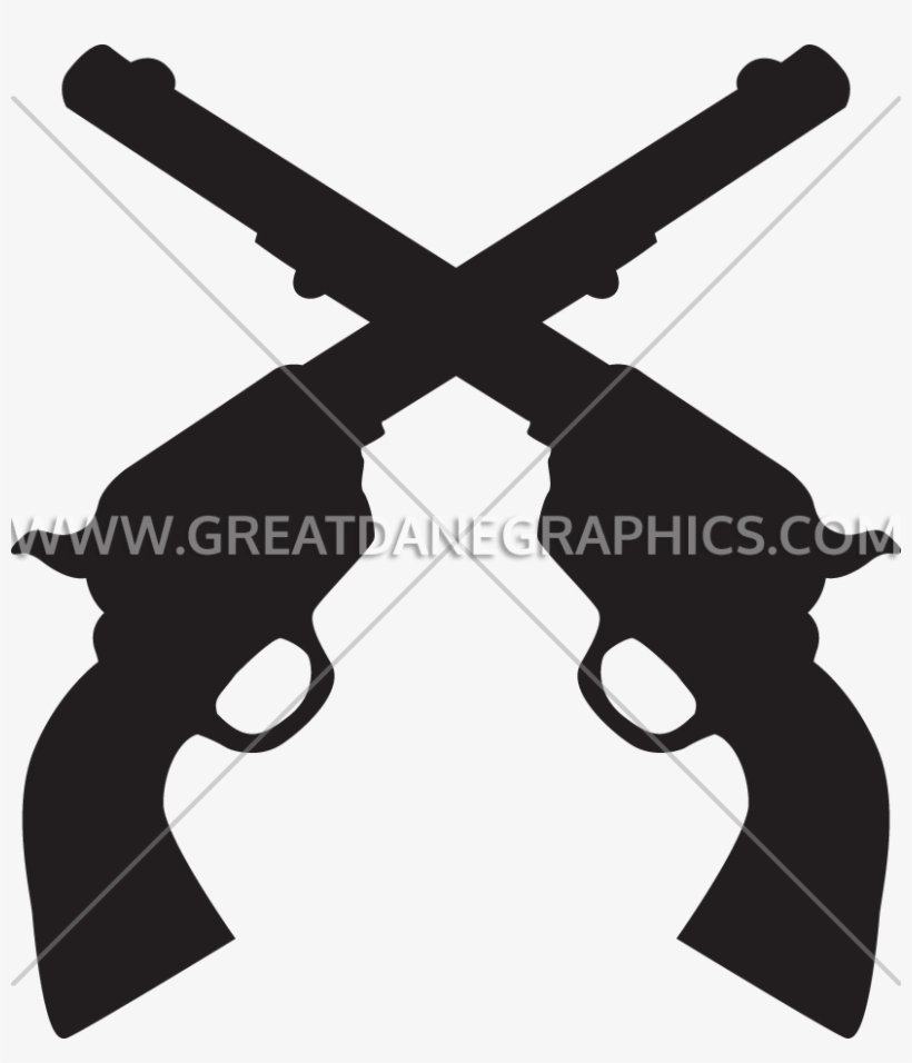Gun Clipart Six Shooter - Weapon, transparent png #4587212
