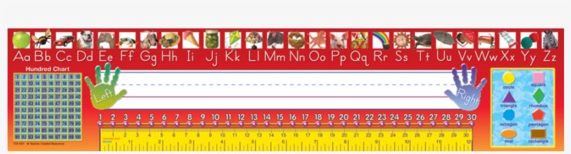 Traditional Printing Super Jumbo Name Plates-red - Teacher Created Resources Traditional Printing Super, transparent png #4587482