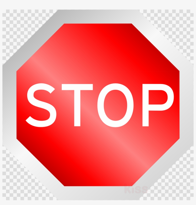 Octagono Rojo Png Clipart Octagon Traffic Sign - Golden Frame Round Png, transparent png #4587535