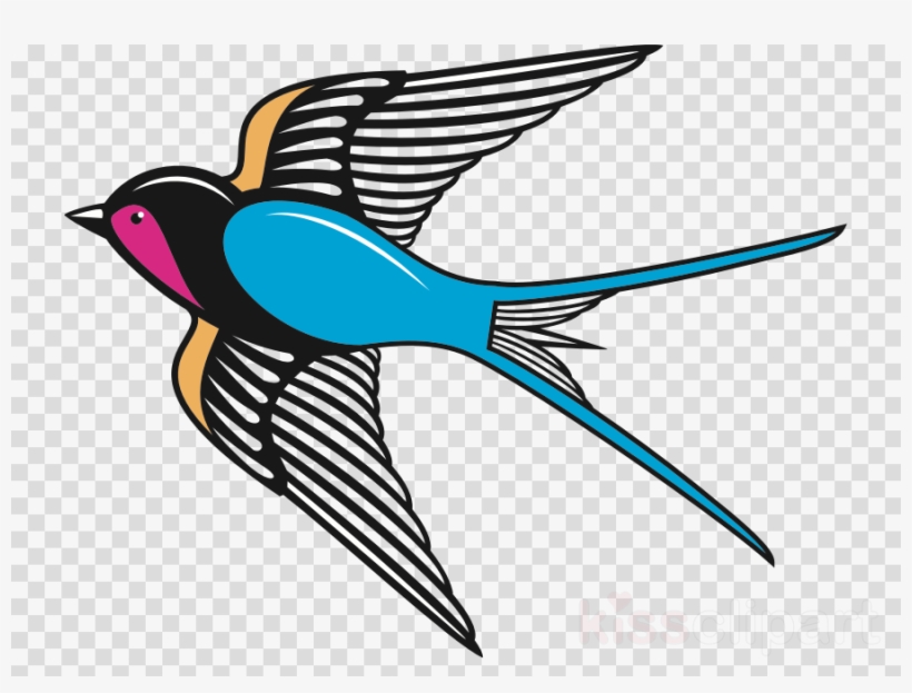 Swallow Clipart Swallow Bird Clip Art - Transparent Background Mail Symbol Transparent, transparent png #4587636