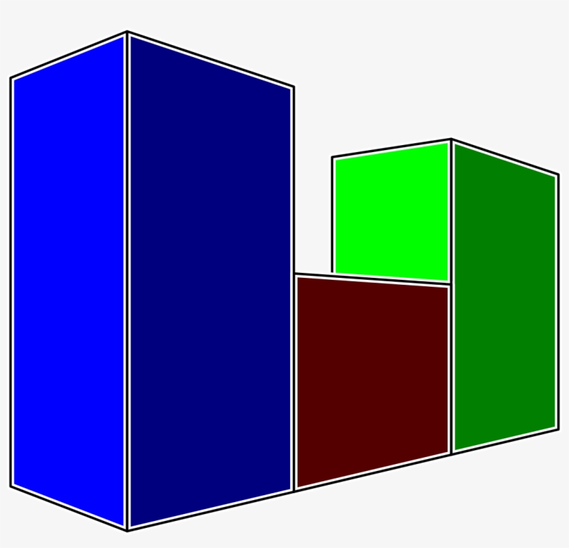 3d Graph Png Jpg Black And White Download - Bar Chart, transparent png #4587881