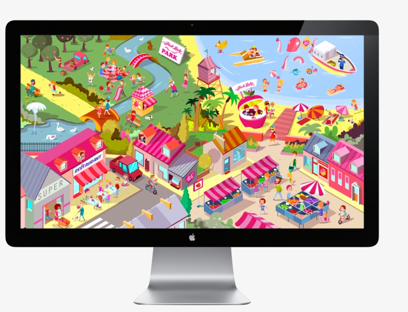 Pink Lady Facebook Game - Mac For Editing, transparent png #4588287