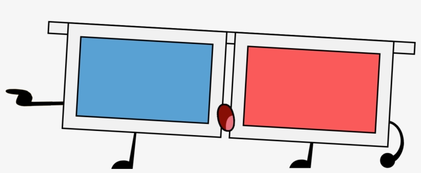 3d Glasses 2 - Bfdi 3d Glasses, transparent png #4588590