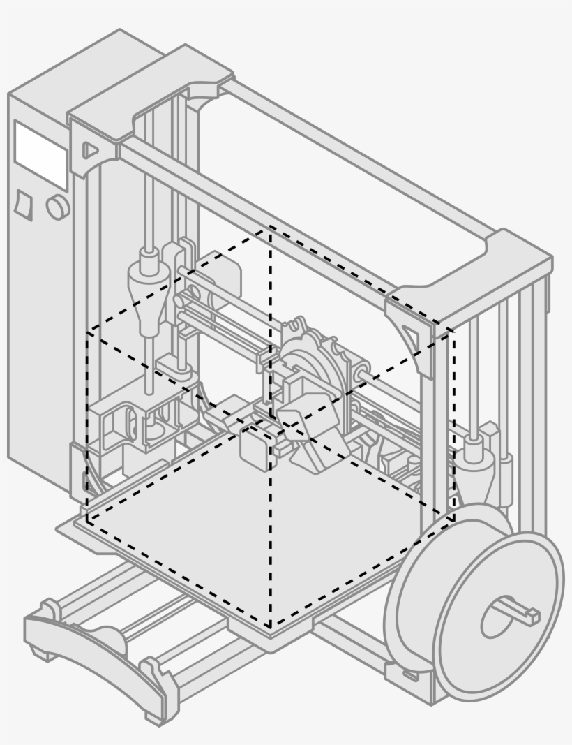 Lulzbot Taz 6 Print Volume - Volume, transparent png #4589170