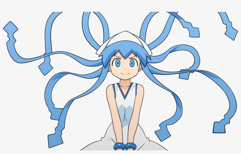 Squid Girl Png Jpg Royalty Free Library - Shinryaku Ika Musume, transparent png #4589612