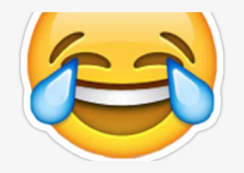 Oxford Dictionary Have Named The Bloody 'cry Laughing' - Crying Laugh Emoji Transparent Background, transparent png #4590411